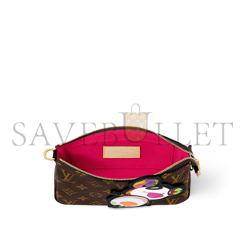 LOUIS VUITTON MASTER MURAKAMI LV X TM POCHETTE ACCESSOIRES (22*13*4cm)